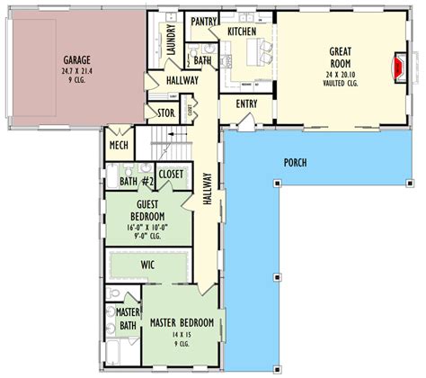 l shaped house with garage|l shaped barndominium floor plans.